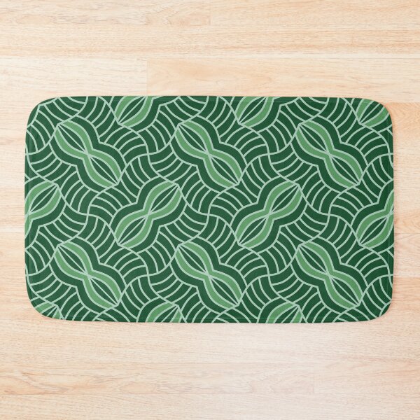 Item preview, Geometric pattern in green designed and sold by BelleundBeau.