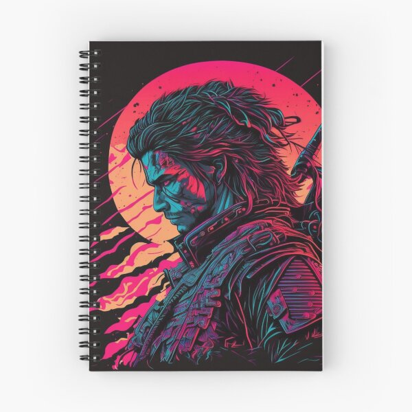 Item preview, Synthwave Warrior Samurai  designed and sold by ToxicDisign.