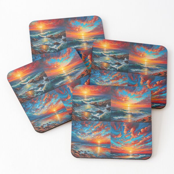 Item preview, Stunning Ocean Sunsets Collage designed and sold by kamilamonikazu.