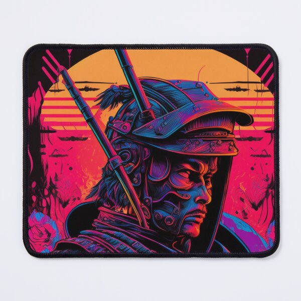 Item preview, Synthwave Warrior Samurai  designed and sold by ToxicDisign.
