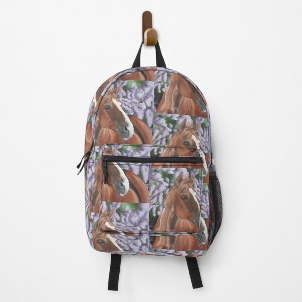 Item preview, Horse with lilacs in the background designed and sold by Anmioma.