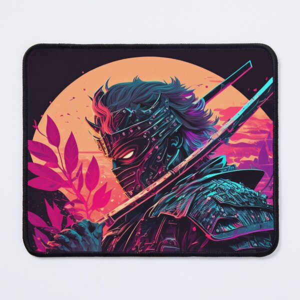 Item preview, Synthwave Warrior Samurai  designed and sold by ToxicDisign.