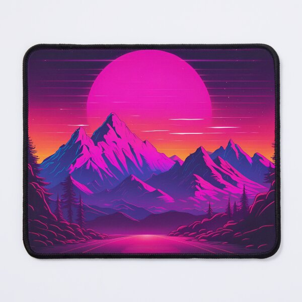 Item preview, Synthwave Mountains designed and sold by LIOPRINTS.