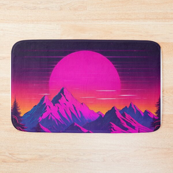 Item preview, Synthwave Mountains  designed and sold by LIOPRINTS.