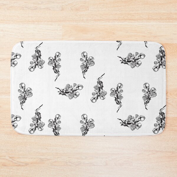 Item preview, Rose sketches on white designed and sold by FlowerandDesing.