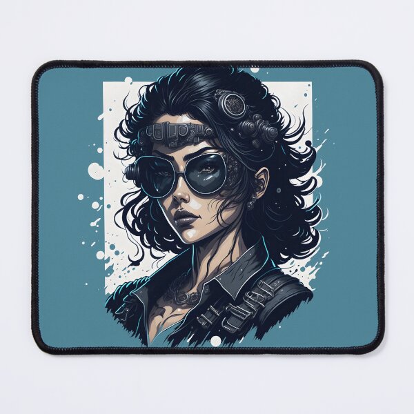 Item preview, Steampunk Pilot Woman Portrait designed and sold by SoccaTamam.
