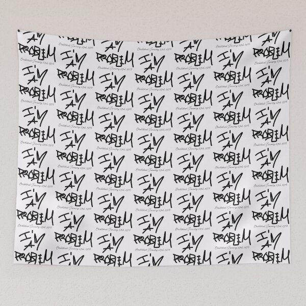 Item preview, BLACK AND WHITE STYLE 2 designed and sold by IMAPROBLEM BRAND CLOTHING BY INFLUENCE GETEM.