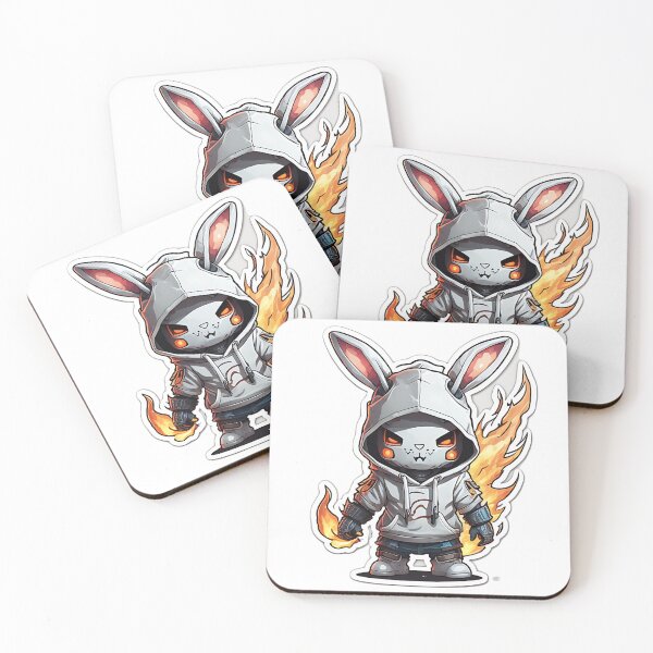 Item preview, Robot Fire Rabbit designed and sold by lullaRBT-Design.