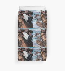 Sky Woman Iroquois Mother Goddess Duvet Cover