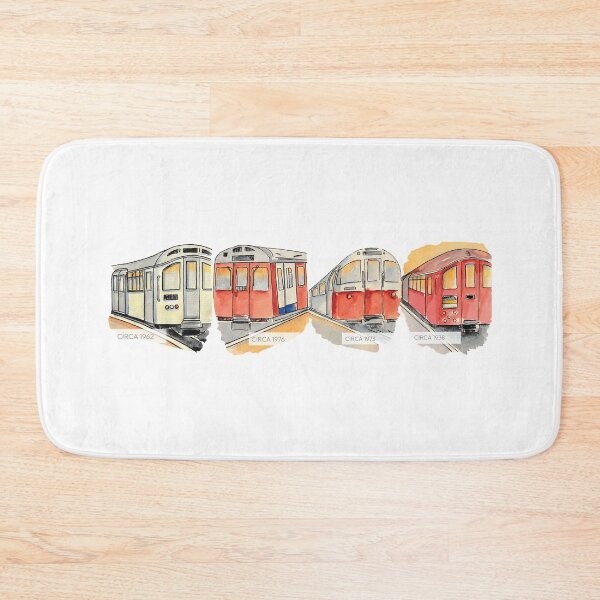 Item preview, Classic Underground Tube Trains designed and sold by KarenBakerArt.