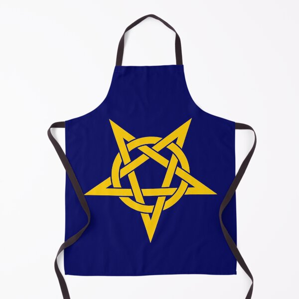 Item preview, Yellow Pentagram Intertwined With a Circle designed and sold by Jeallan Designs.