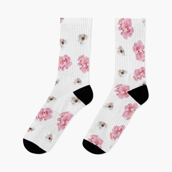 Aperçu de l'œuvre Fleurs de cerisier isolés sur blanc créée et vendue par FlowerandDesing.