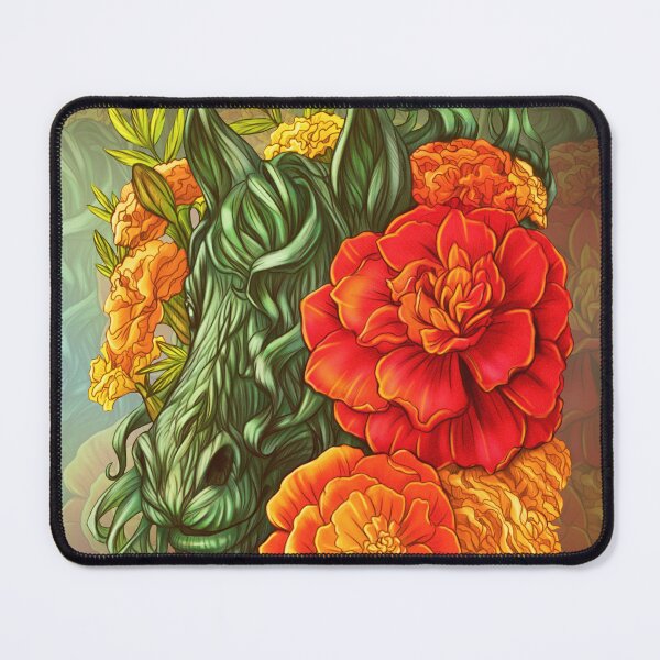 Item preview, Marigolds and the spirit of wild herbs designed and sold by sinegkina.