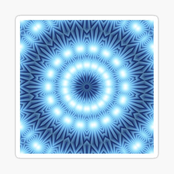 Blue Mandala Sticker