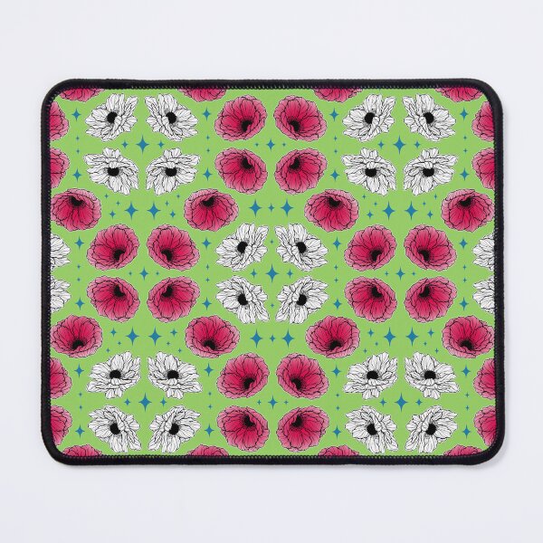Artikelvorschau, Anemonen-Blumen-botanisches Muster-Weinlese-Retro entworfen und verkauft von ObsidianDaz.