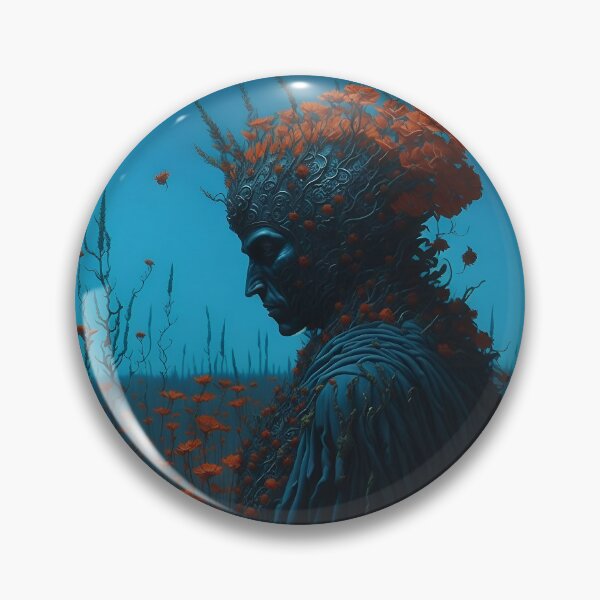 Item preview, Dark Fantasy painted world with red flowers designed and sold by Matthew Nikolaj.
