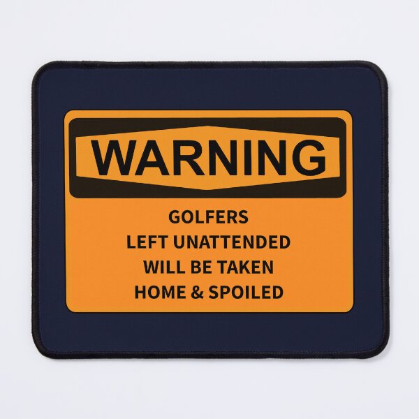 Item preview, Golfers left unattended designed and sold by SolidEarthArt.