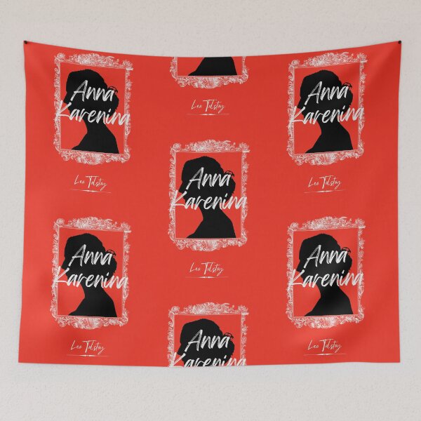 Item preview, Anna Karenina - Leo Tolstoy -red- Book cover  designed and sold by Novelnook.