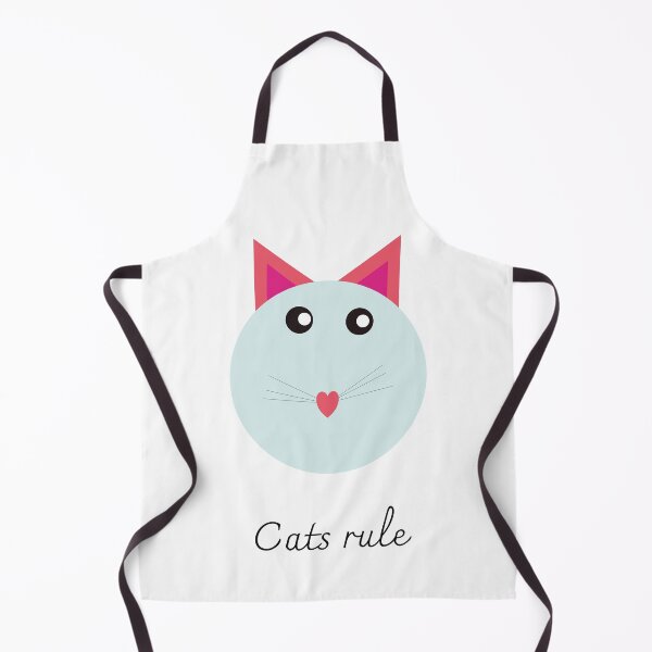 Item preview, Cats Rule White. Digital Illustration designed and sold by Glenn Maguire.