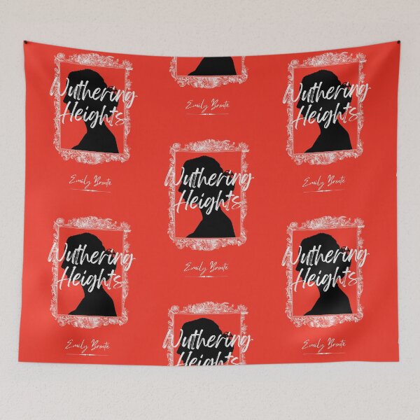 Item preview, Wuthering Heights - Emily Bronte -red- Book cover  designed and sold by Novelnook.