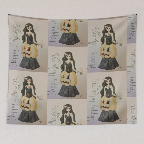 Item preview, Woman in halloween costume designed and sold by Anmioma.
