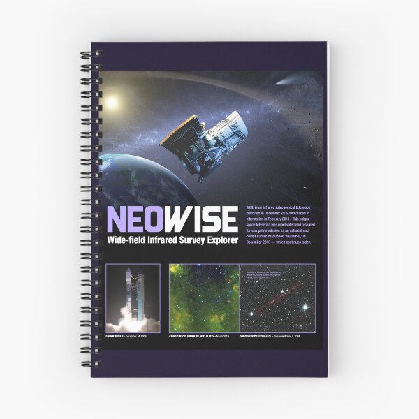Item preview, NEOWISE mission overview poster designed and sold by SolidEarthArt.