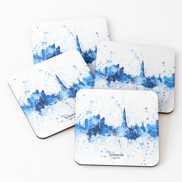 Item preview, Horizonte de Reykjavík Islandia designed and sold by ArtPrints.
