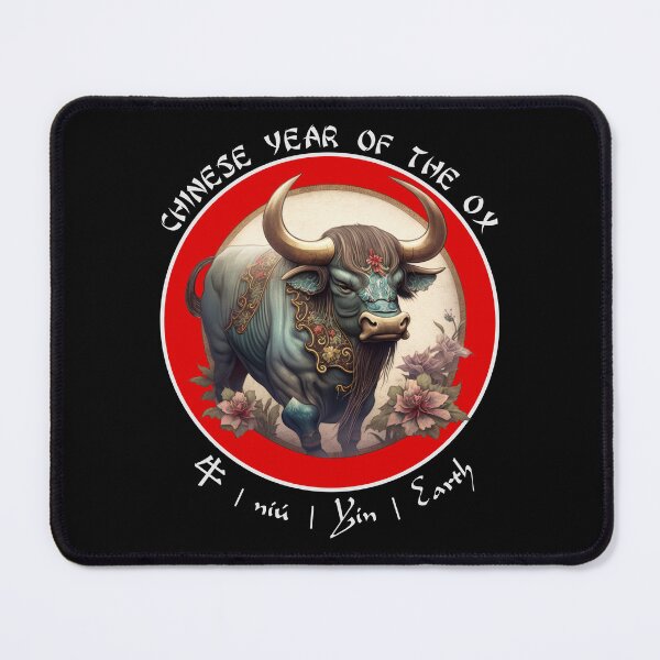Item preview, Colourful Chinese Year Of The Ox Design designed and sold by SparkleBrush.