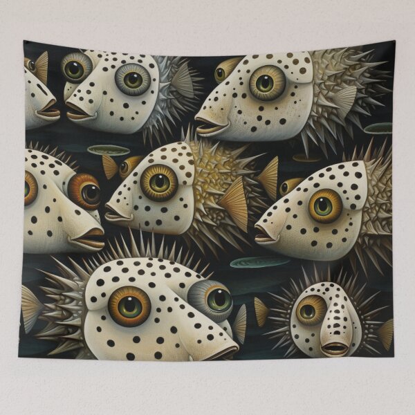 Item preview, 'PUFFER FISH"  designed and sold by HUNZINATOR.