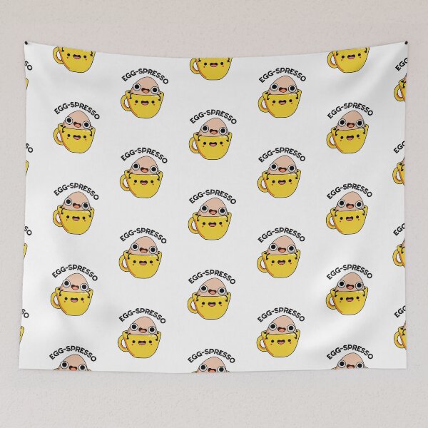 Item preview, Egg-spresso Espresso Funny Egg Coffee Puns  designed and sold by punnybone.