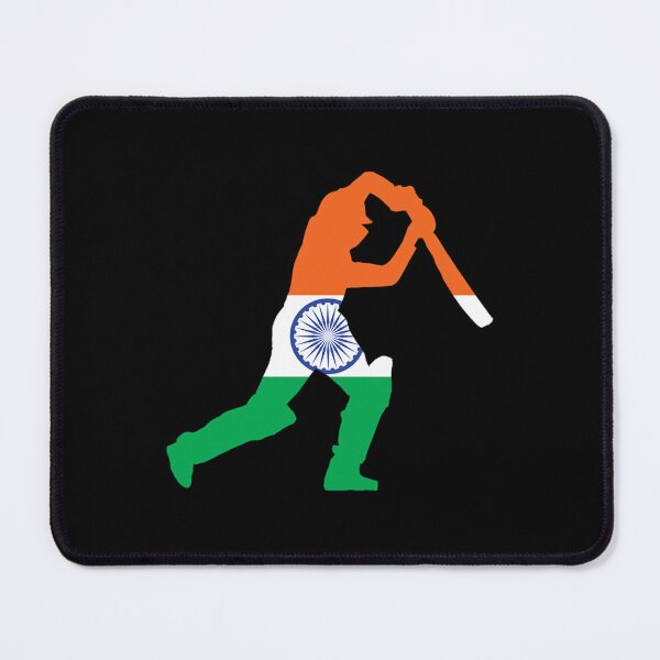 Item preview, India Flag and Batsman for Cricket Team Fan   	 designed and sold by vntfhlnjcx12.