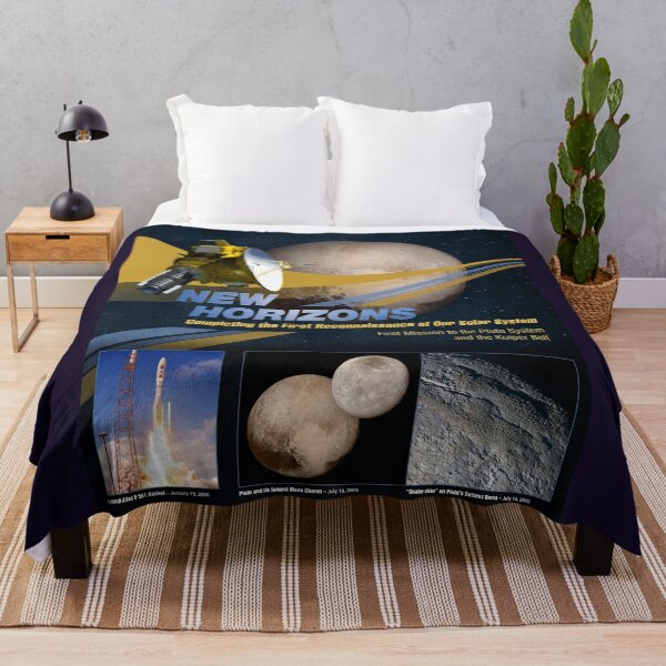 Item preview, Póster de descripción general de la misión New Horizons designed and sold by SolidEarthArt.