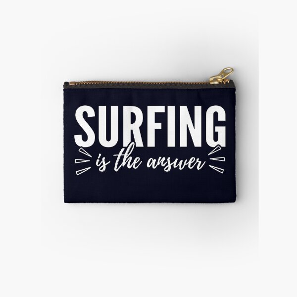 Item preview, Surfing Is The Answer - Funny Summer Surf Life Fan designed and sold by madtoyman.