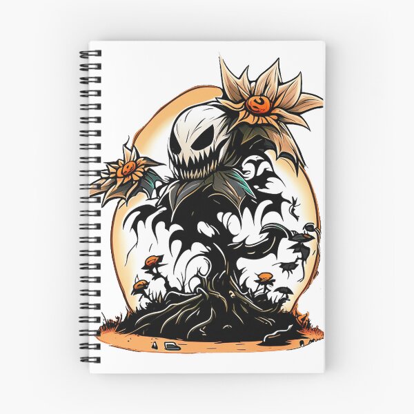 Item preview, Scary Cute Horror Ghost Planta y Calabaza Blanco, Negro y Naranja #3 designed and sold by morator.
