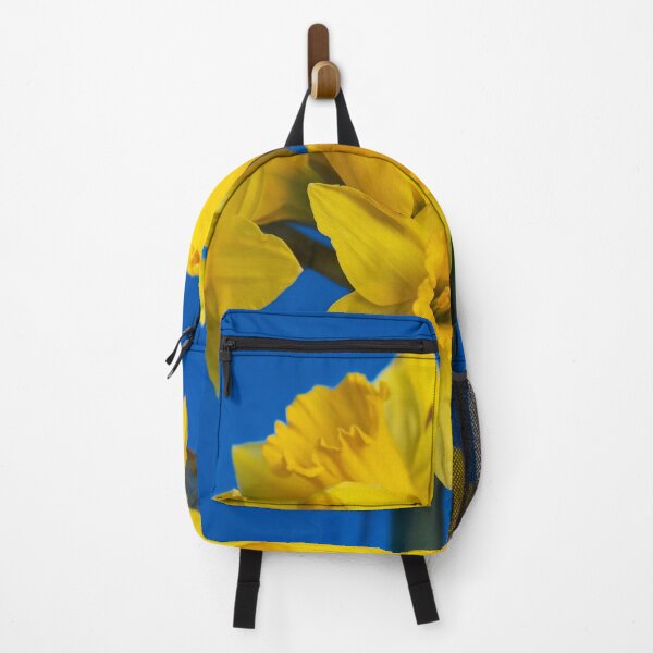 Item preview, Bouquet Of Daffodils against Blue Background designed and sold by Sonja Martin Photography.