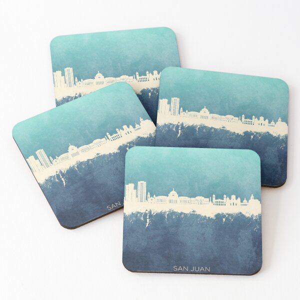Item preview, San Juan Puerto Rico Skyline designed and sold by ArtPrints.