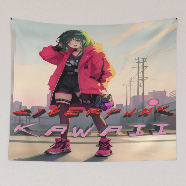 Item preview, Cyberpunk Kawaii designed and sold by Donnis.