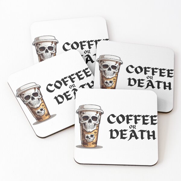 Item preview, Skull Coffee | Coffee or Death designed and sold by alchemyaes.