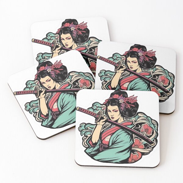 Item preview, Samurai Girl Japan designed and sold by InkCreato.