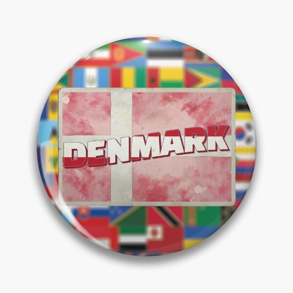 Item preview, Denmark Vintage style retro souvenir designed and sold by DeveloperProp0.