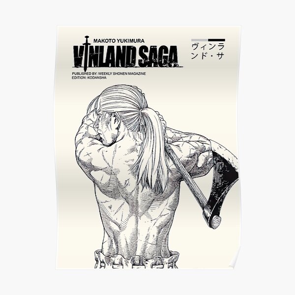 Vinland Saga Poster manga style - THORFIN Poster