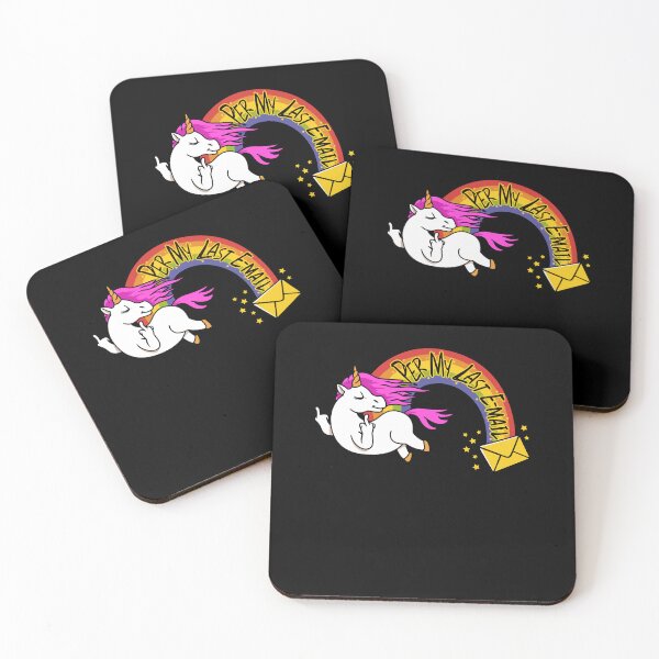 Item preview, The Passive Aggressive Unicorn Per My Last Email designed and sold by Nerd Shizzle.