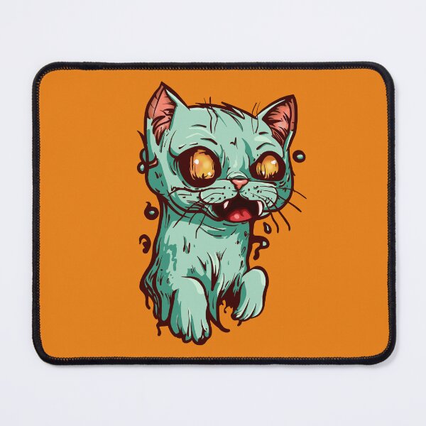Item preview, Zombie Cat designed and sold by KilkennyCat Art.