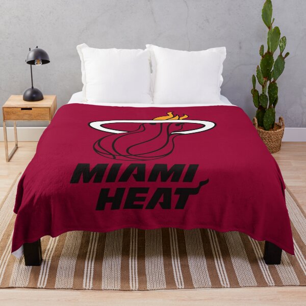 Miami Heat Legends White Hot NBA Team Fleece Blanket Quilt - Growkoc