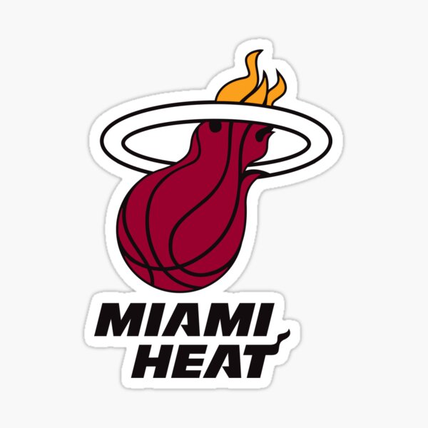 Miami Heat Decal Sticker Official NBA for Cars – Decalfly