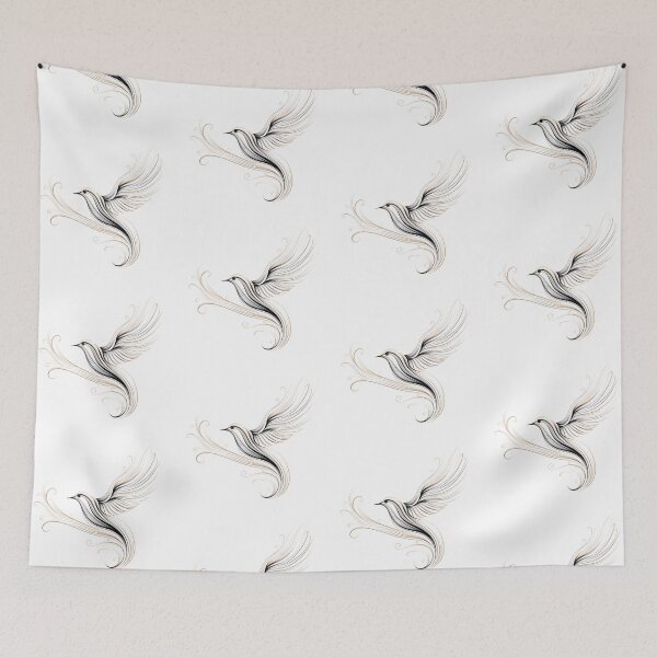 Item preview, Feathered Serenity designed and sold by HouseOfRosy.