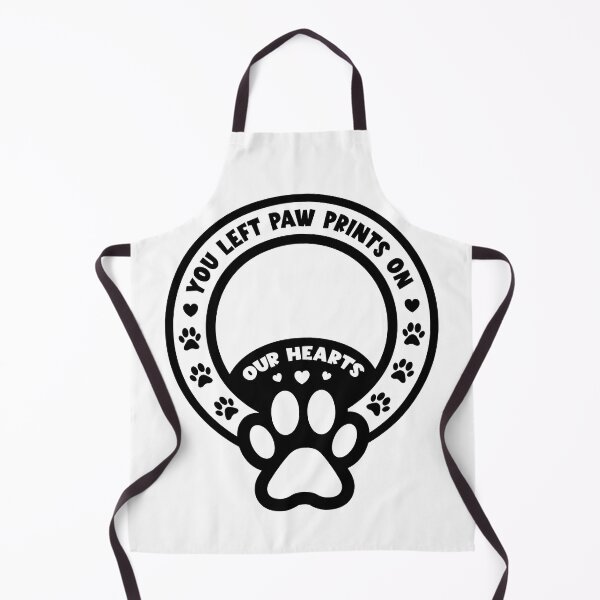 Item preview, you left paw prints on our hearts designed and sold by EmeraldeaArt.