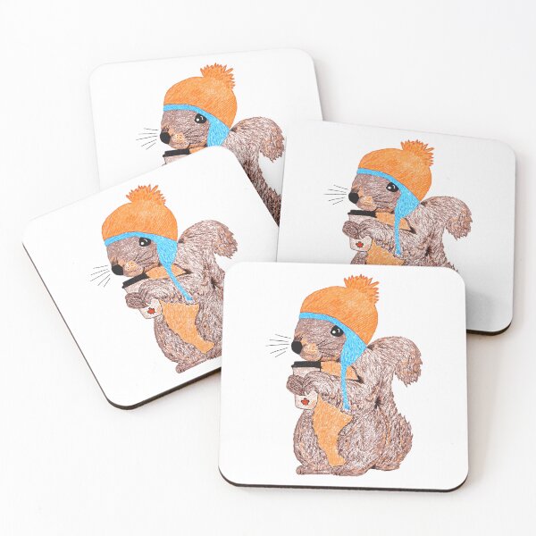 Item preview, The Rare Toque-Wearing Coffee-Drinking Canadian Squirrel 	 	 designed and sold by nnaxplsghsd85.