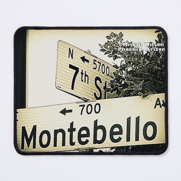 Item preview, North 7th Street & East Montebello Avenue, Phoenix, Arizona designed and sold by The Street Sign Store.