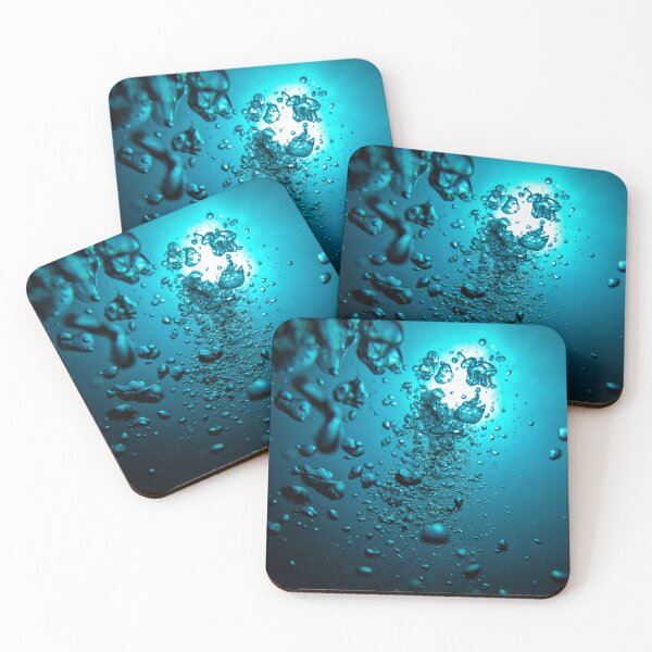 Item preview, Air bubbles in blue water  designed and sold by Trautonix.